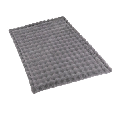 DreamZ Throw Blanket Fluffy Bubble Sofa Blanket Washable 150x200cm Gray-2109799587701788673