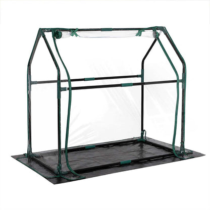 Lambu Mini Greenhouse Sturdy PVC Cover Zipper Door for Patio Balcony Transparent-2109799597822644225