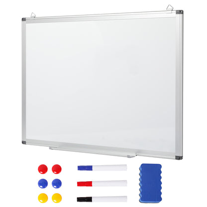 Levede Magnetic Whiteboard Smooth Dry Erase Board with 3 Pens for Office White-2100035036479885312