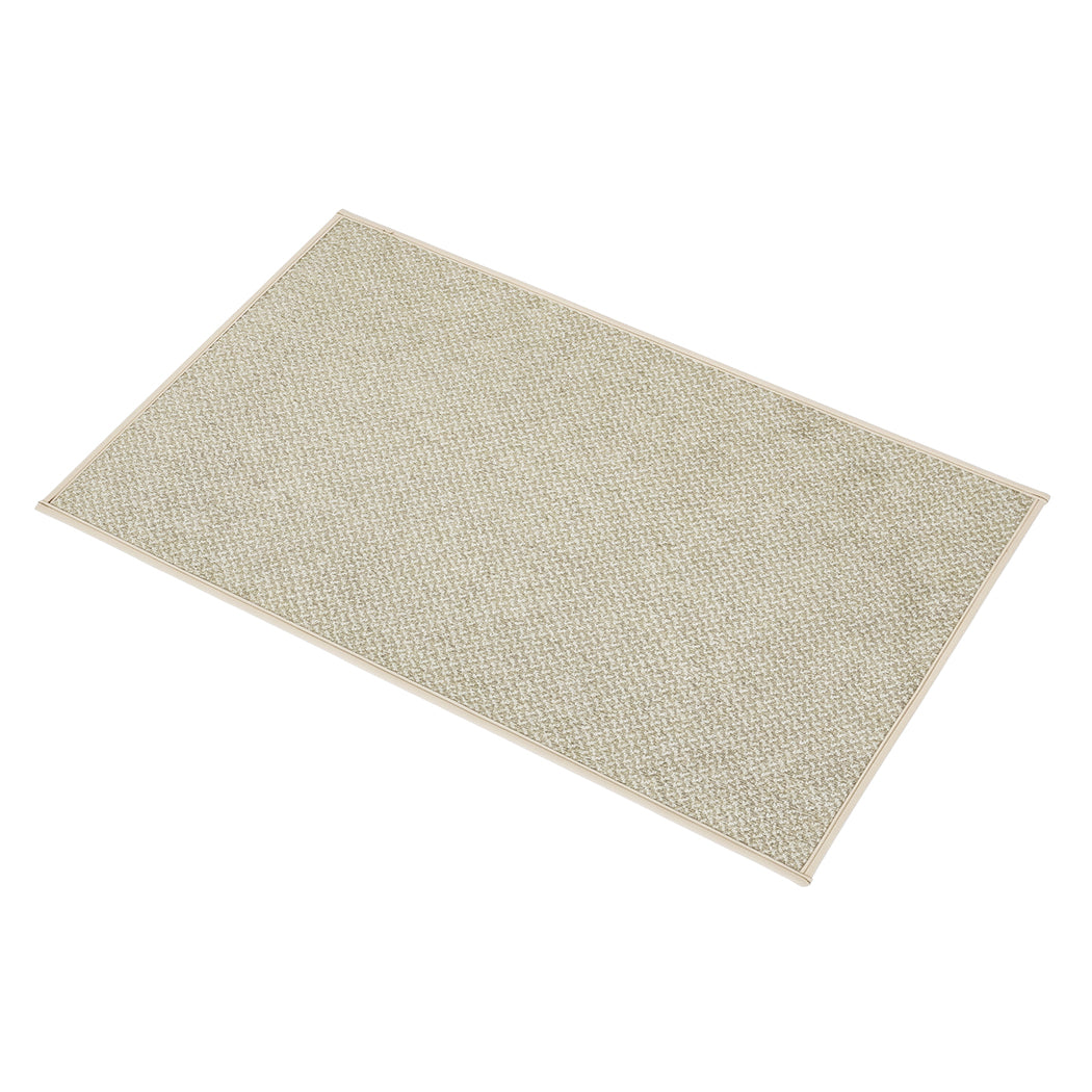 Marlow Front Door Mat 76x43cm Non Slip Dirt Trapping Rug for Entrance Brown-2109799592407797761