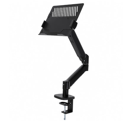 Levede Monitor Arm Tray Mount Laptop Stand Adjustable Rotating for Desk Black-2100035032356884480