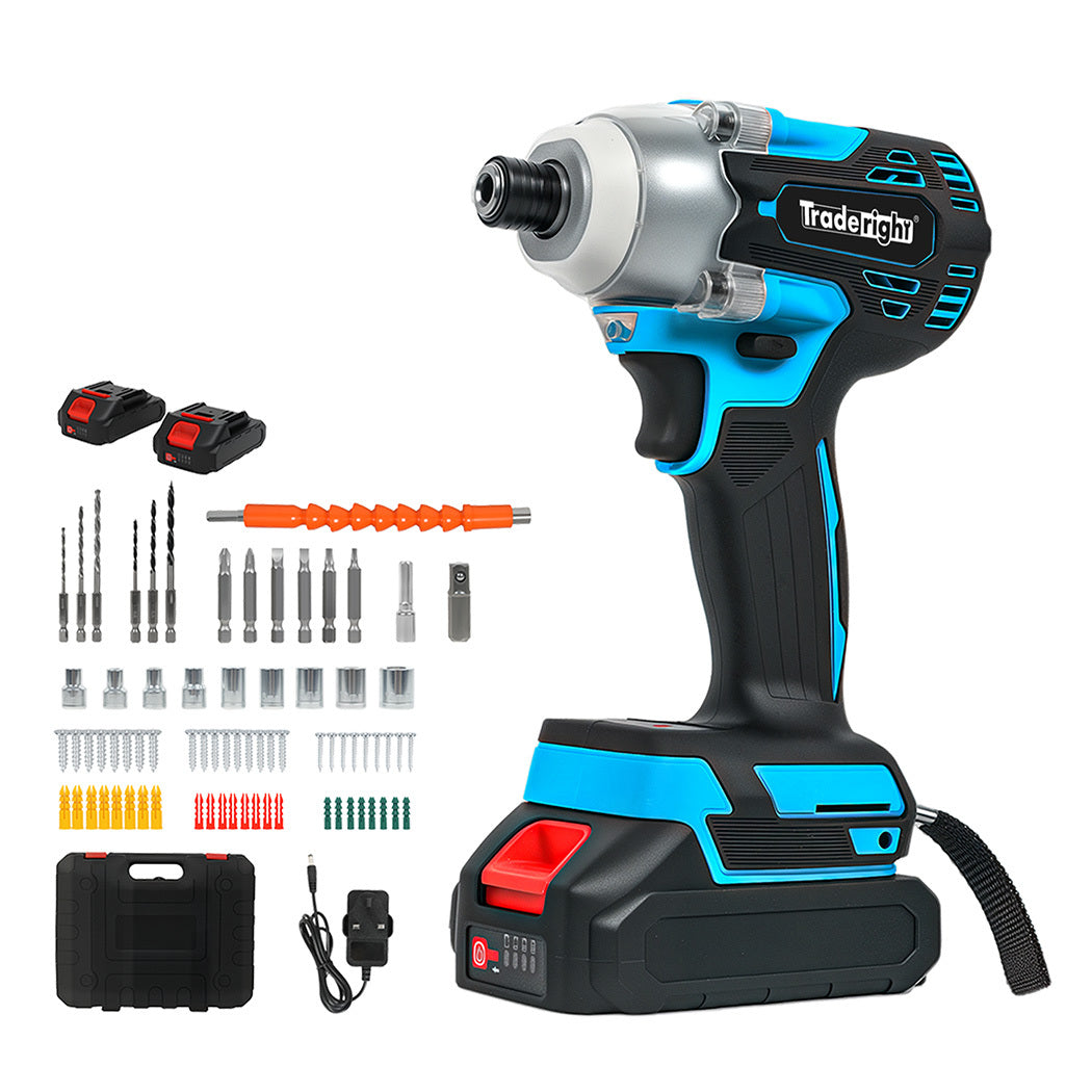 Traderight 21V Impact Driver Cordless,400Nm,2x2.0Ah,Kit-2065254645026131968