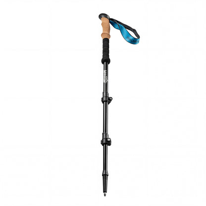Mountview 2 Pcs Hiking Trekking Poles Walking Stick Adjustable Lightweight Black-2050059022798819329