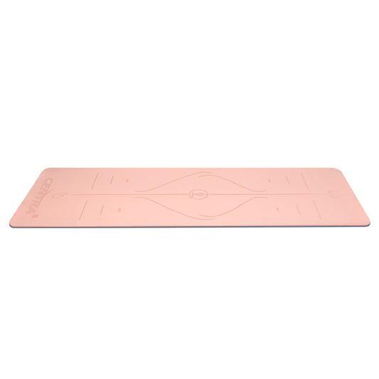 Centra Yoga Mat - Non-Slip Exercise & Fitness Mat, Pink