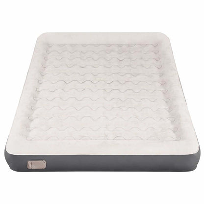 DreamZ Inflatable Mattress TPU Air Bed with Pillow Pump Camping Double Grey-2109799596723736578