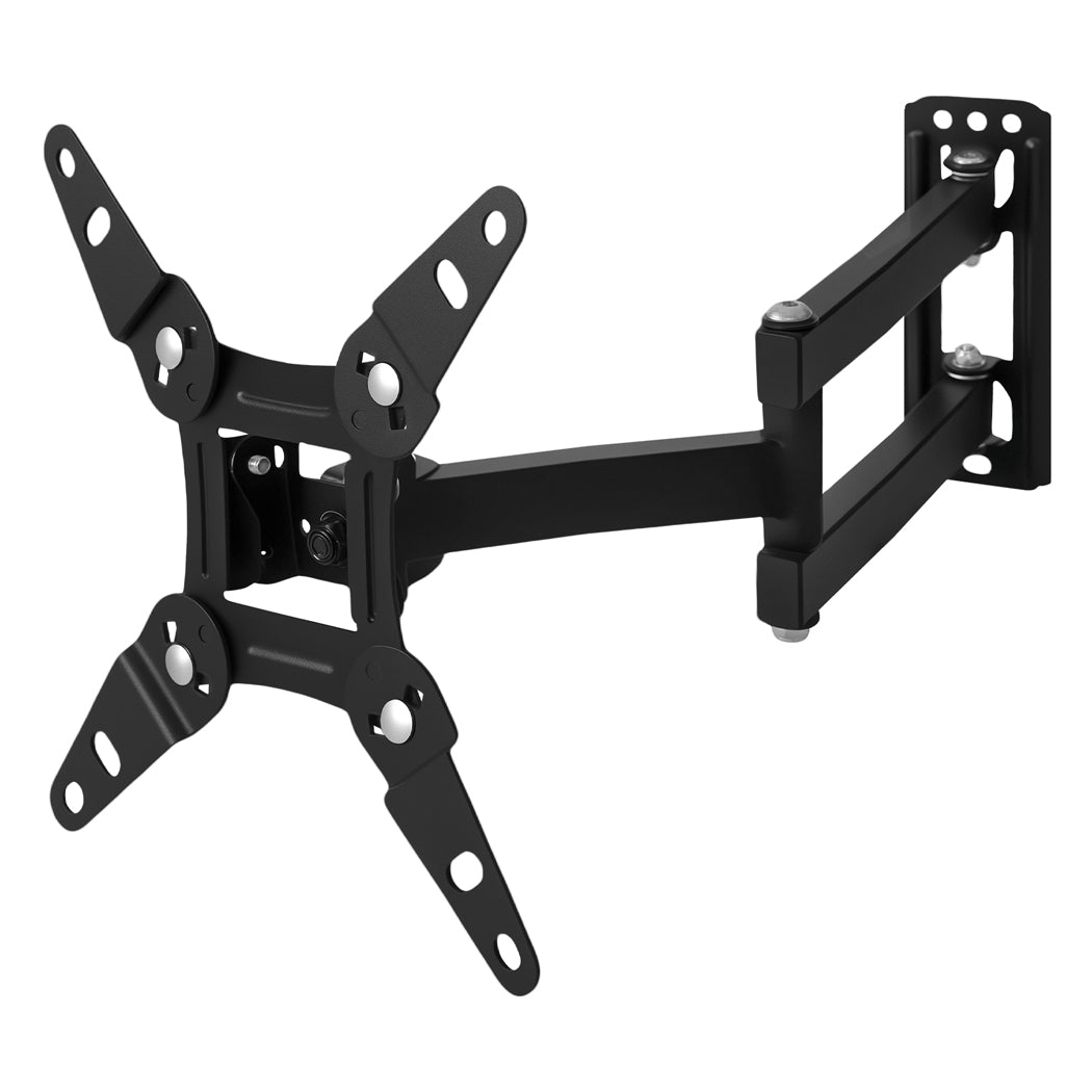 Levede black full motion TV wall mount for 13 to 42 inch screens, 30kg capacity, VESA 200 by 200