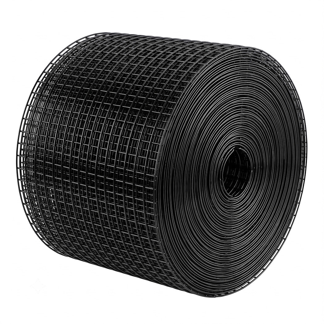 Mountview Solar Panel Bird Mesh PVC Coated 30m Roof Guard for Pigeons Black-2100035035158679553