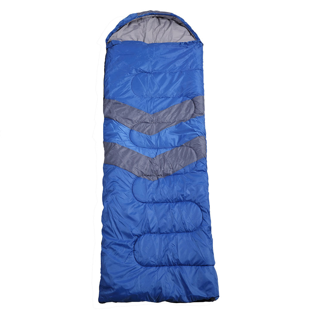 Mountview Single Sleeping Bag Bags Outdoor Blue-2065254373361061889