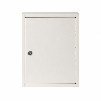 Levede Key Safe Cabinet 42-Key Wall Mount Steel Lock Box White-2100035001302257665