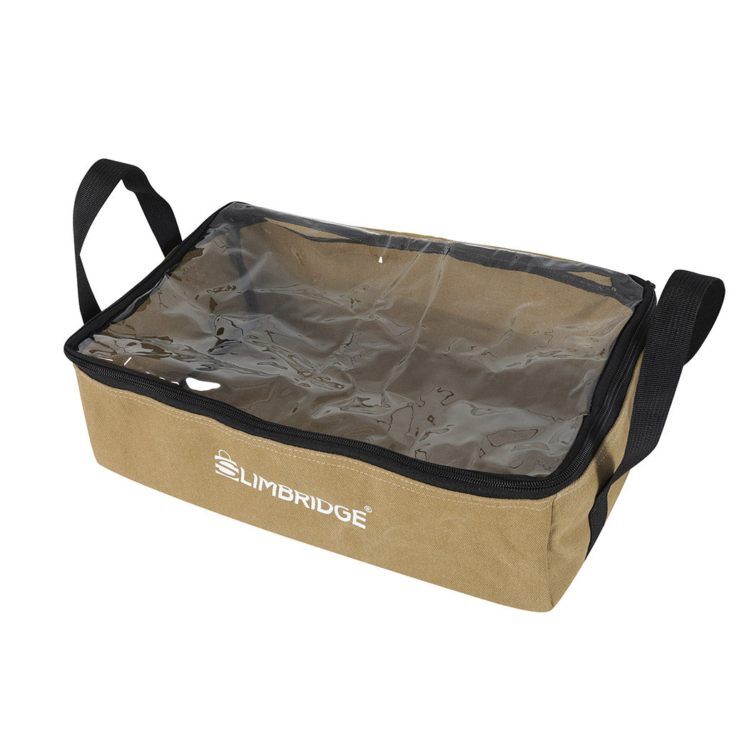 Slimbridge 3PCS Camping Canvas Storage Khaki-2065254372631252993