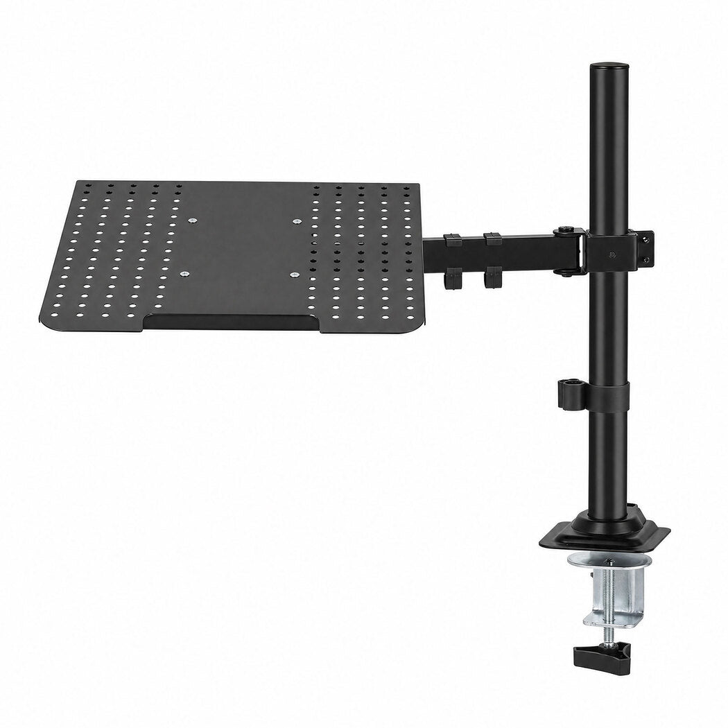 Levede Single Monitor Arm Desk Mount for 13-32 Inch Height Adjustable Black-2100035032906338305