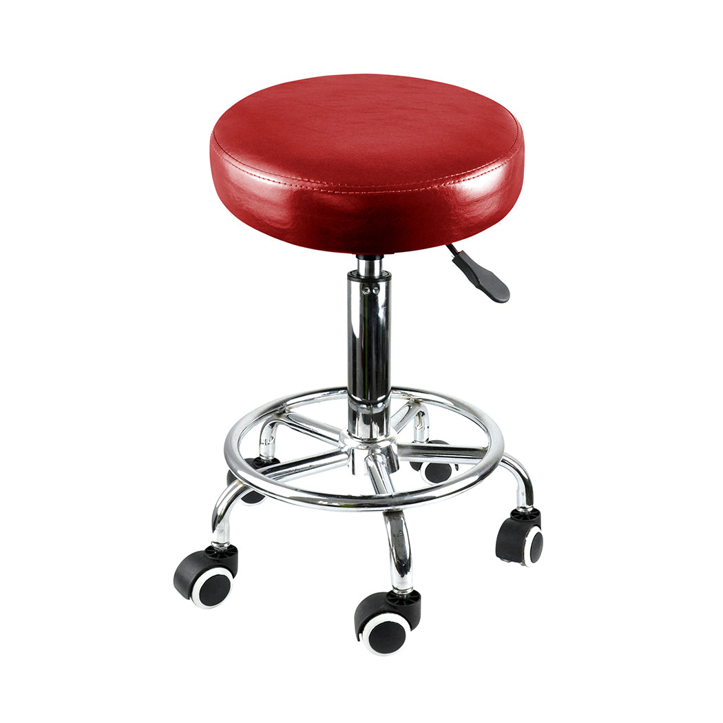 Levede 2x Salon Stool Swivel Barber Stools-2029387212935794689