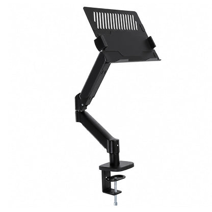 Levede Monitor Arm Tray Mount Laptop Stand Adjustable Rotating for Desk Black-2100035032356884481