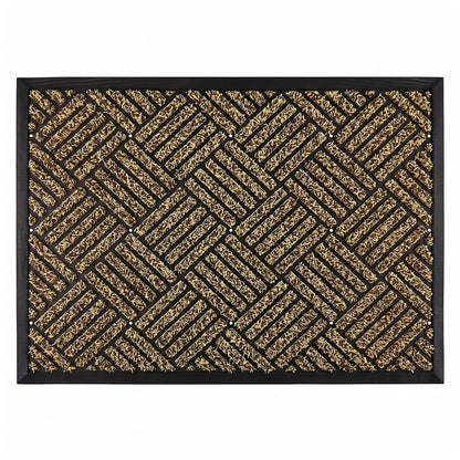 Marlow Front Door Mat 60x90cm Thickened Non Slip Grass Scrape Garden Brown-2109799593305378818