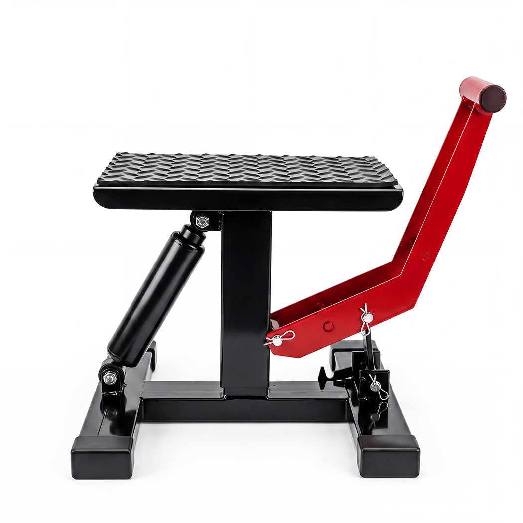 Monvelo Dirt Bike Lift Stand Hydraulic Motorcycle Jack 400kg 360° Platform-2061251871993106433