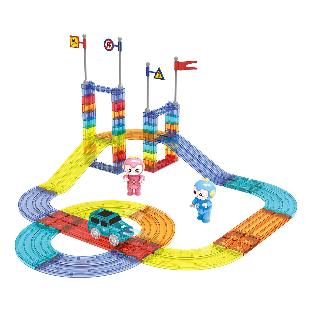 Kids Magnetic Tiles Blocks-2065254404071755777
