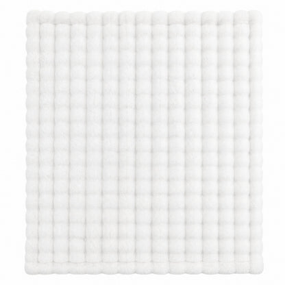 DreamZ Throw Blanket Fluffy Bubble Sofa Blanket Washable 150x200cm White-2109799587798257666
