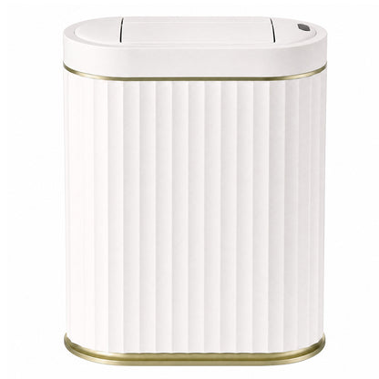 Toque Sensor Rubbish Bin Automatic Touchless 7L Butterfly Lid Bathroom White-2109799595943596034