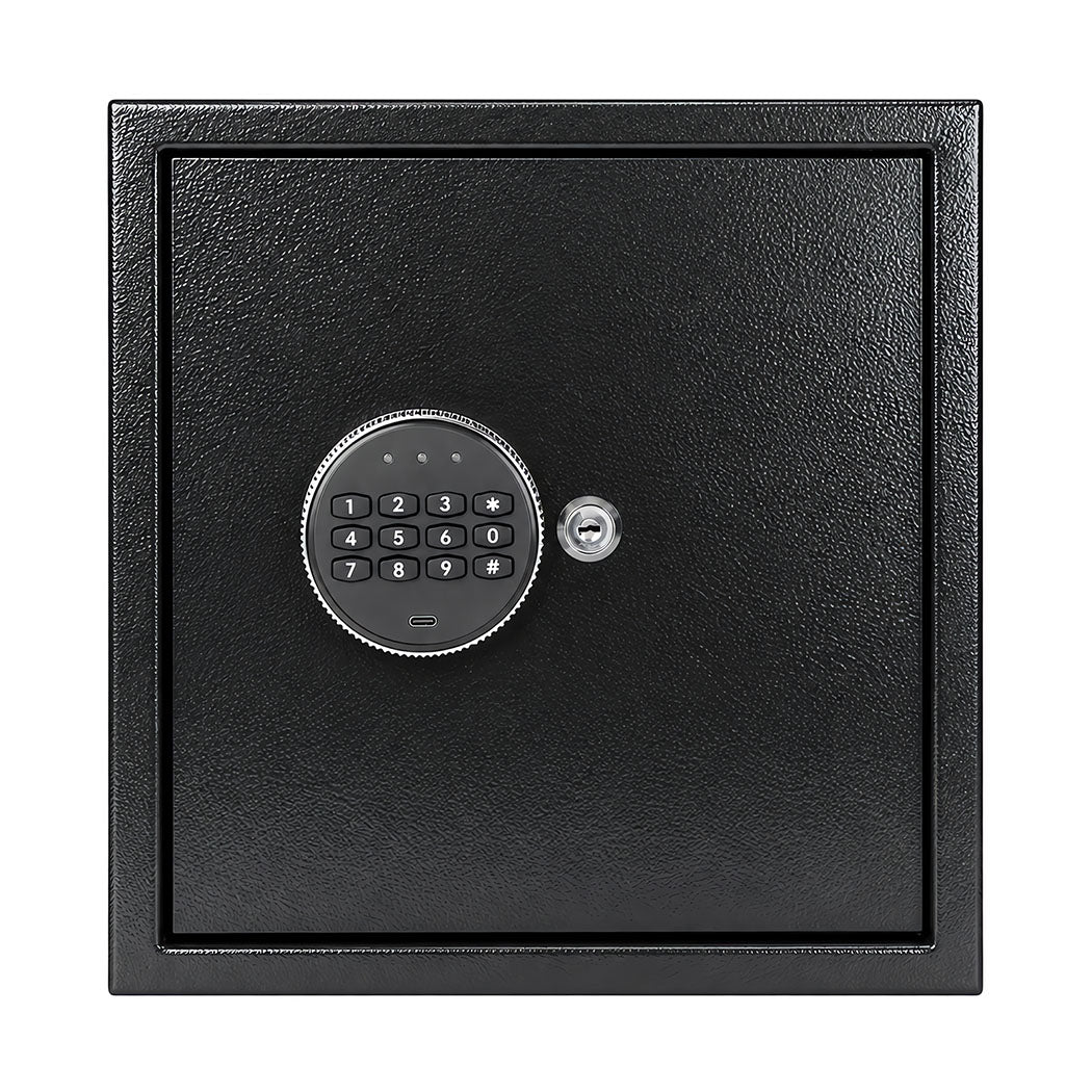 Levede Key Safe Lock Box Large 67 Hook Carbon Steel Cabinet With LED Black-2109799599399702530