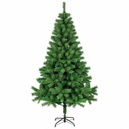 Santaco Christmas Tree 2.1m Slim PVC Xmas Tree with 797 Tips Green-2100035037754953729