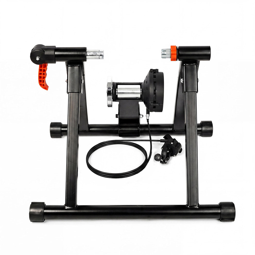 Monvelo magnetic indoor bike trainer stand with 6 resistance levels and handlebar remote