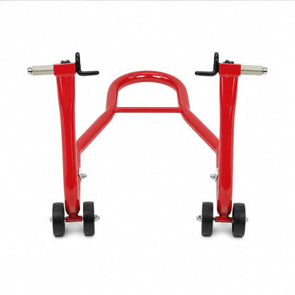 Monvelo Motorcycle Stand Heavy Duty 500KG Carbon Steel Lift Adjustable Fork Red-2100035000937353217