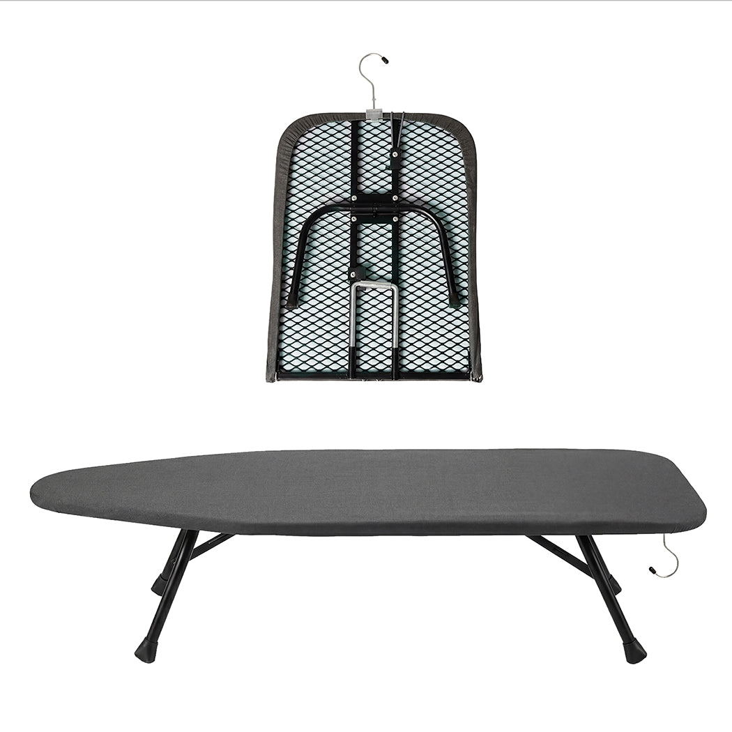 Levede Metal Table Ironing Board Folding Heat Resistant Cover 100% Cotton Pad-2050059021901238273
