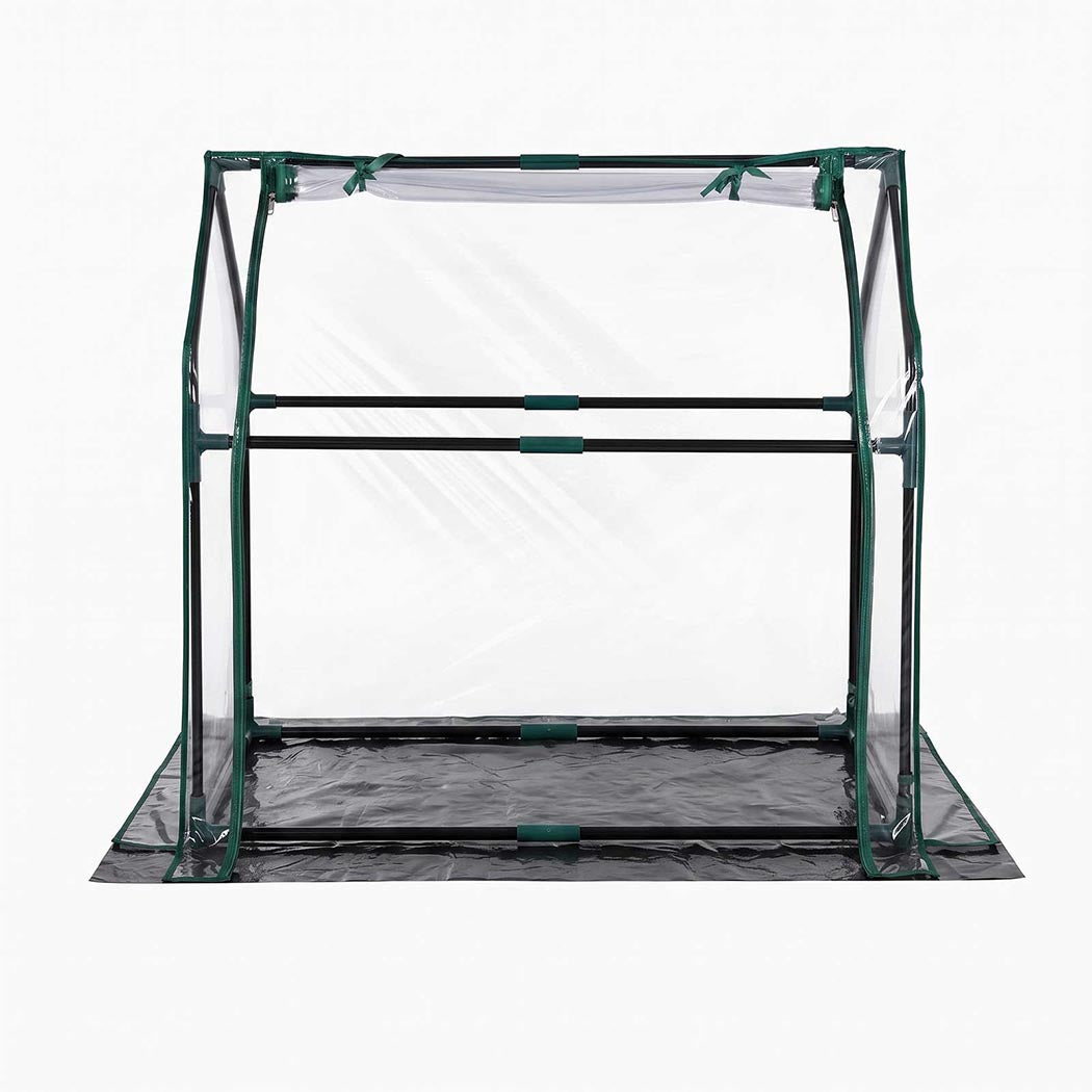 Lambu Mini Greenhouse Sturdy PVC Cover Zipper Door for Patio Balcony Transparent-2109799597822644226