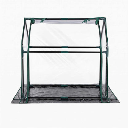 Lambu Mini Greenhouse Sturdy PVC Cover Zipper Door for Patio Balcony Transparent-2109799597822644226