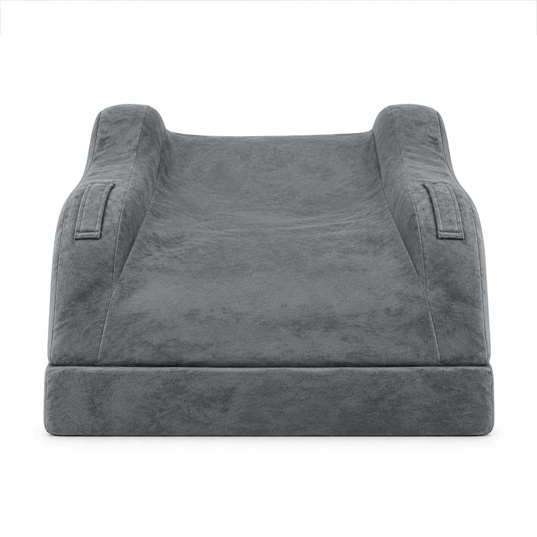 DreamZ Leg Elevation Pillow After Surgery Gel Memory Foam Double Leg Grey-2109799598040748034