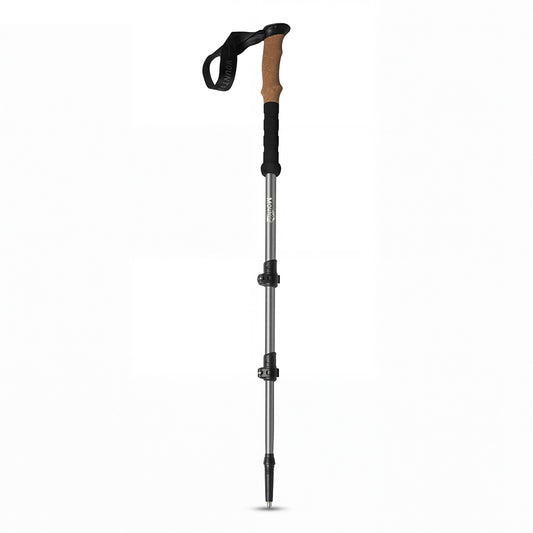 Mountview 2 Pcs Hiking Trekking Poles Walking Stick Adjustable Lightweight Grey-2065254309930602497