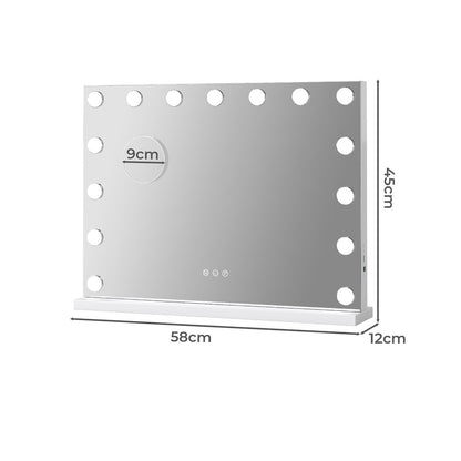Yezi LED Hollywood Makeup Mirror 45x58cm-2065254270856466434