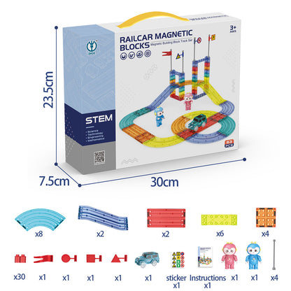 Kids Magnetic Tiles Blocks-2065254404071755778