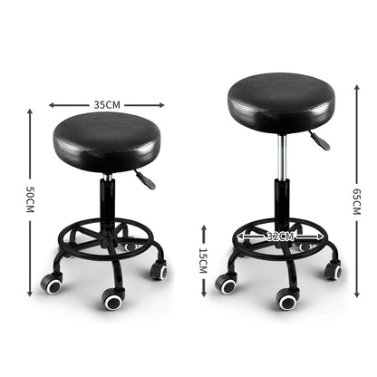 Levede 2x Salon Stool Swivel Bar Stools-2018816816809381890