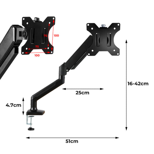Traderight Monitor Stand Single Arm  for 13"-32"-2018816718301958146