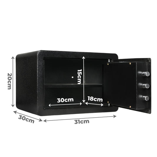 8.1L Digital Security Safe Box Password Key Lock Cash-2065254222030573570