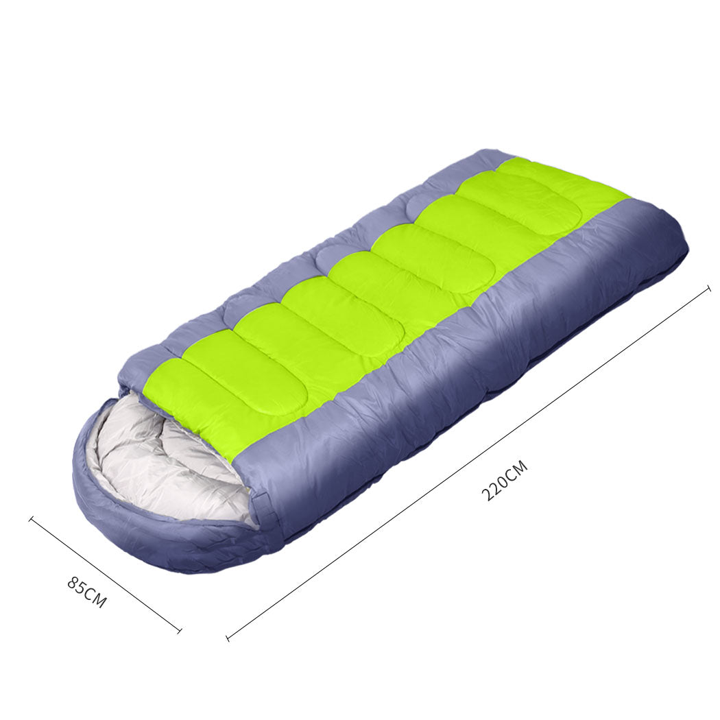Mountview Sleeping Bag Outdoor Camping Grey-2065254371851112450