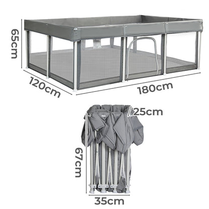 Bopeep Kids Playpen Foldable 120X180-2018816895297392642