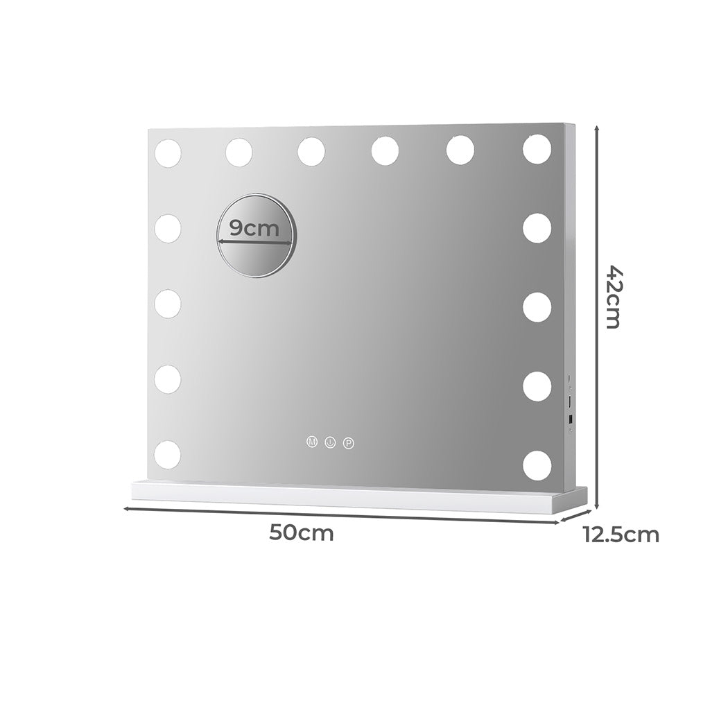 Yezi LED Vanity Makeup Mirror 42x50cm-2065254270554476546