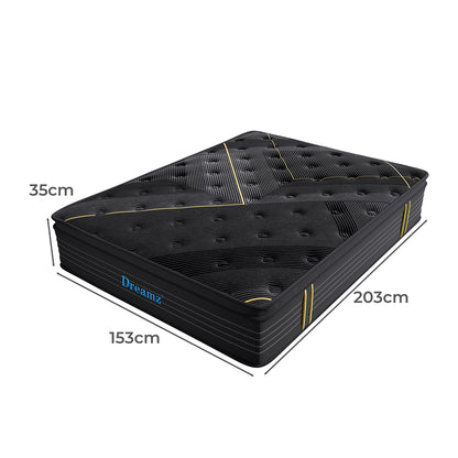 Dreamz Spring Mattress Bamboo Euro Top Queen-2025742038045167618
