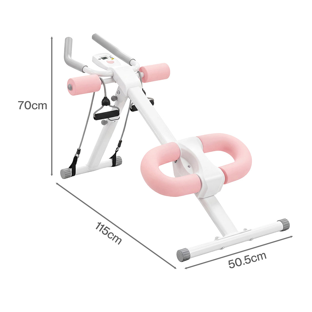 Centra Ab Machine Abdominal Exerciser Knee Protection Foldable Home Gym Cruncher-2065254306994589698