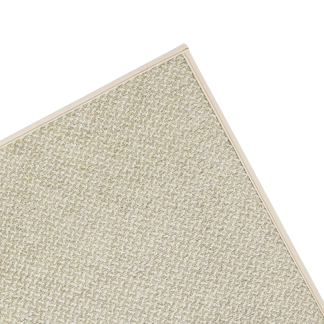 Marlow Front Door Mat 76x43cm Non Slip Dirt Trapping Rug for Entrance Brown-2109799592407797764