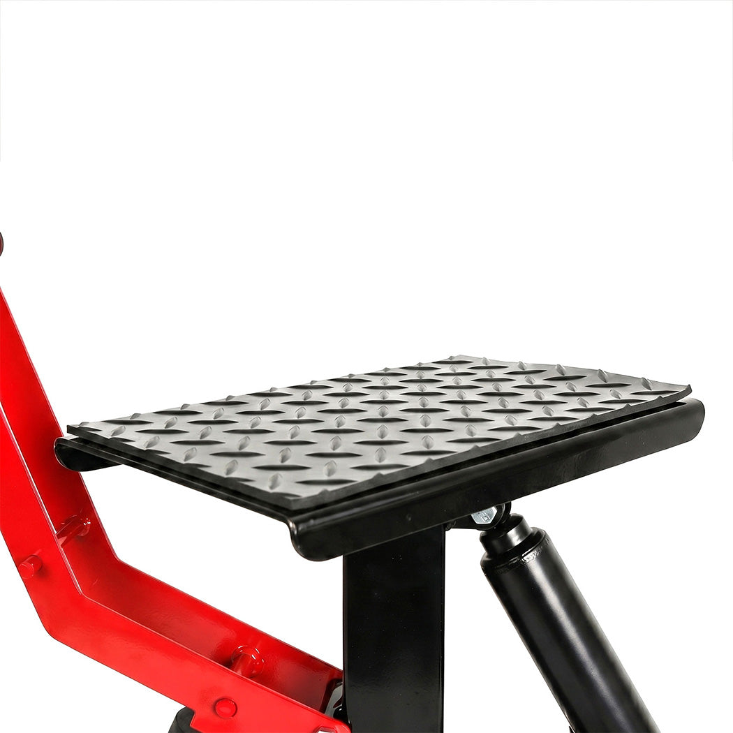 Monvelo Dirt Bike Lift Stand Hydraulic Motorcycle Jack 400kg 360° Platform-2061251871993106435