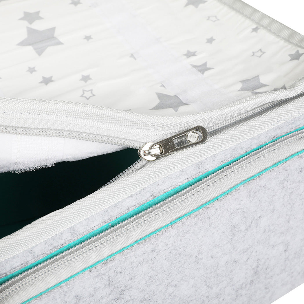 Bo Peep Baby Nappy Caddy Organiser Waterproof Liner With Shoulder Strap Grey-2109799595163455492