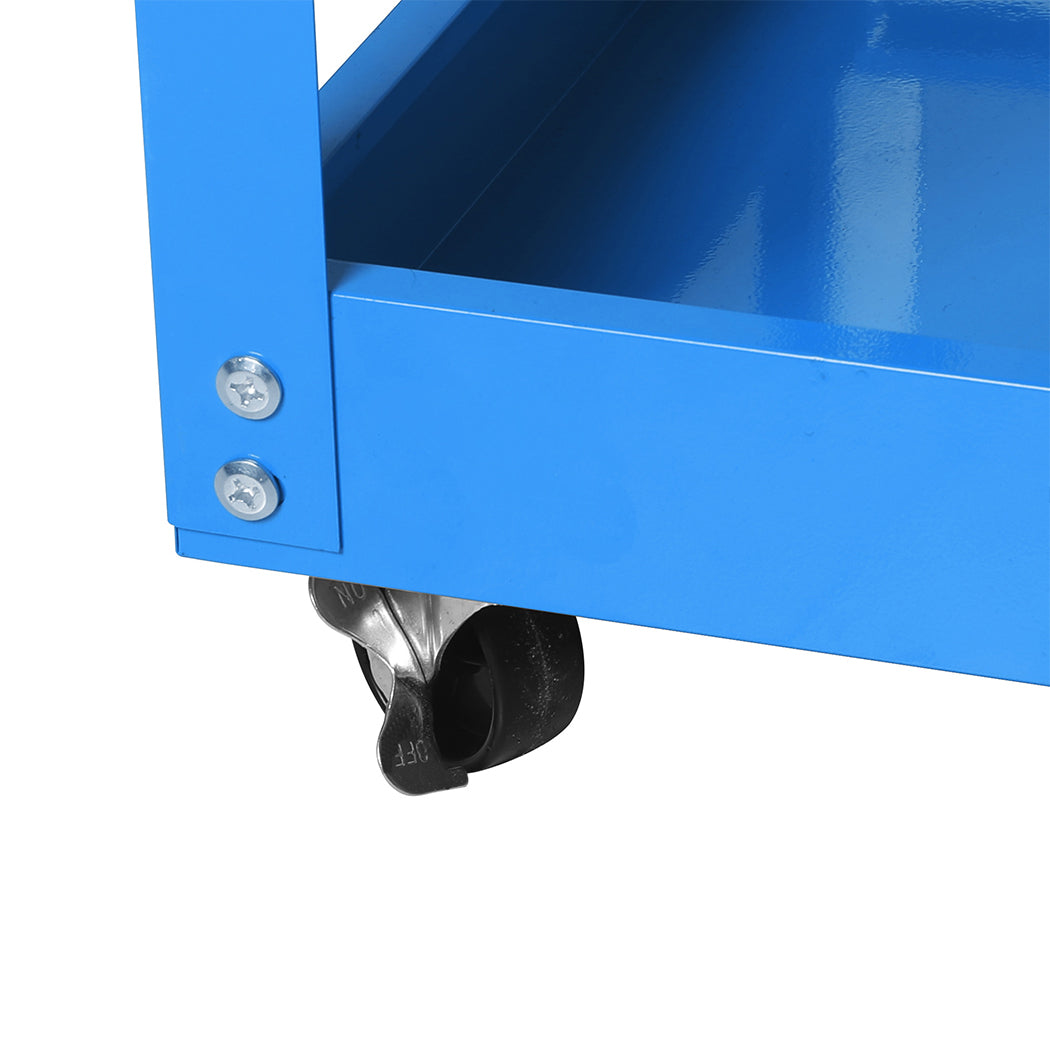 Traderight Tool Cart Trolley Toolbox Blue-2065254473743339523