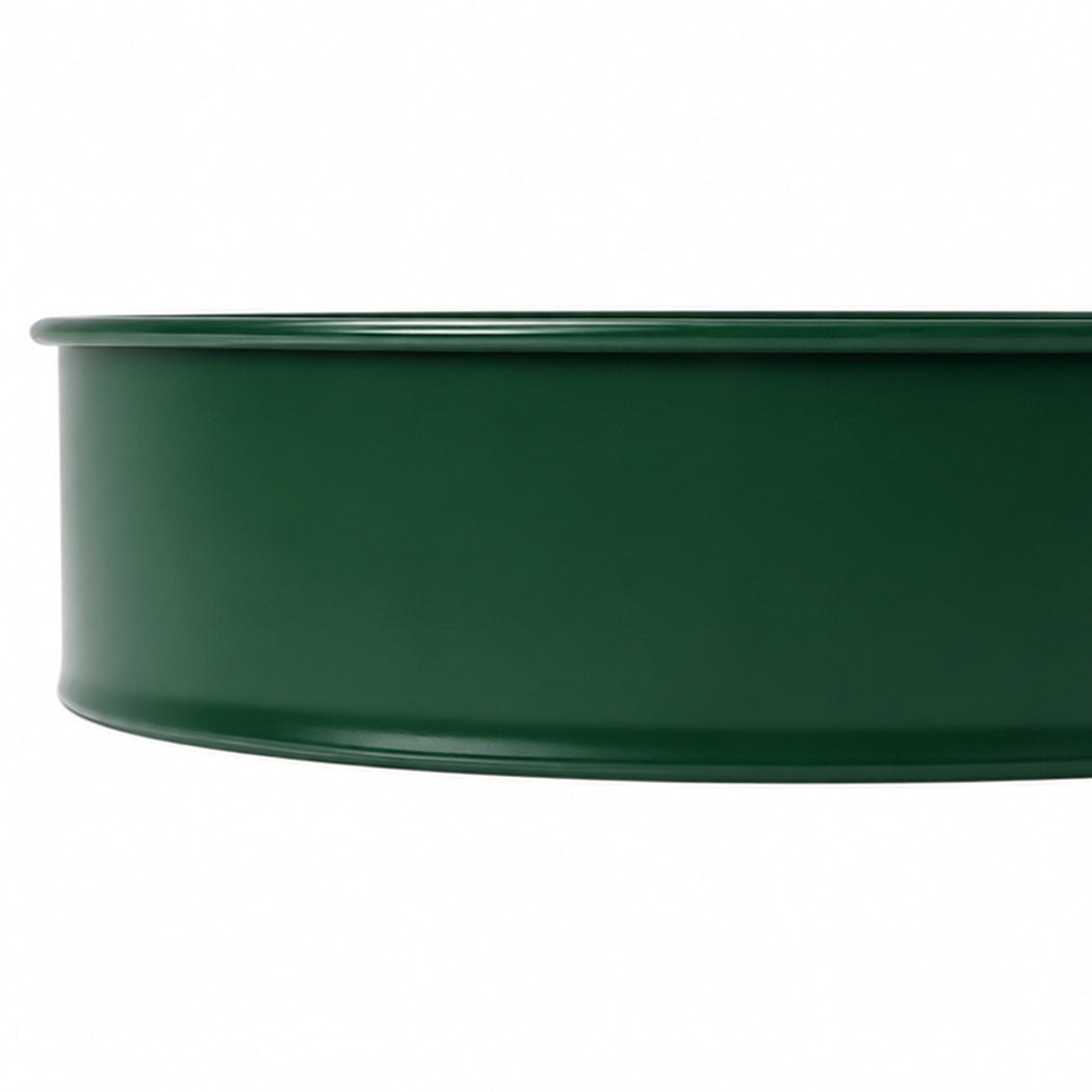 Garden Sieve Soil Sifter Set Metal 4 Mesh Inserts Shovel Hoe for Pots Green-2100035035536166915