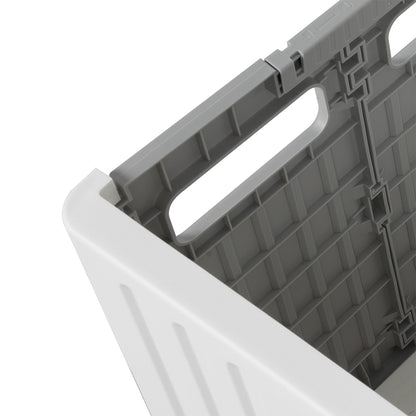 Folding Shopping Trolley Cart Portable Beige-2006733034015035395