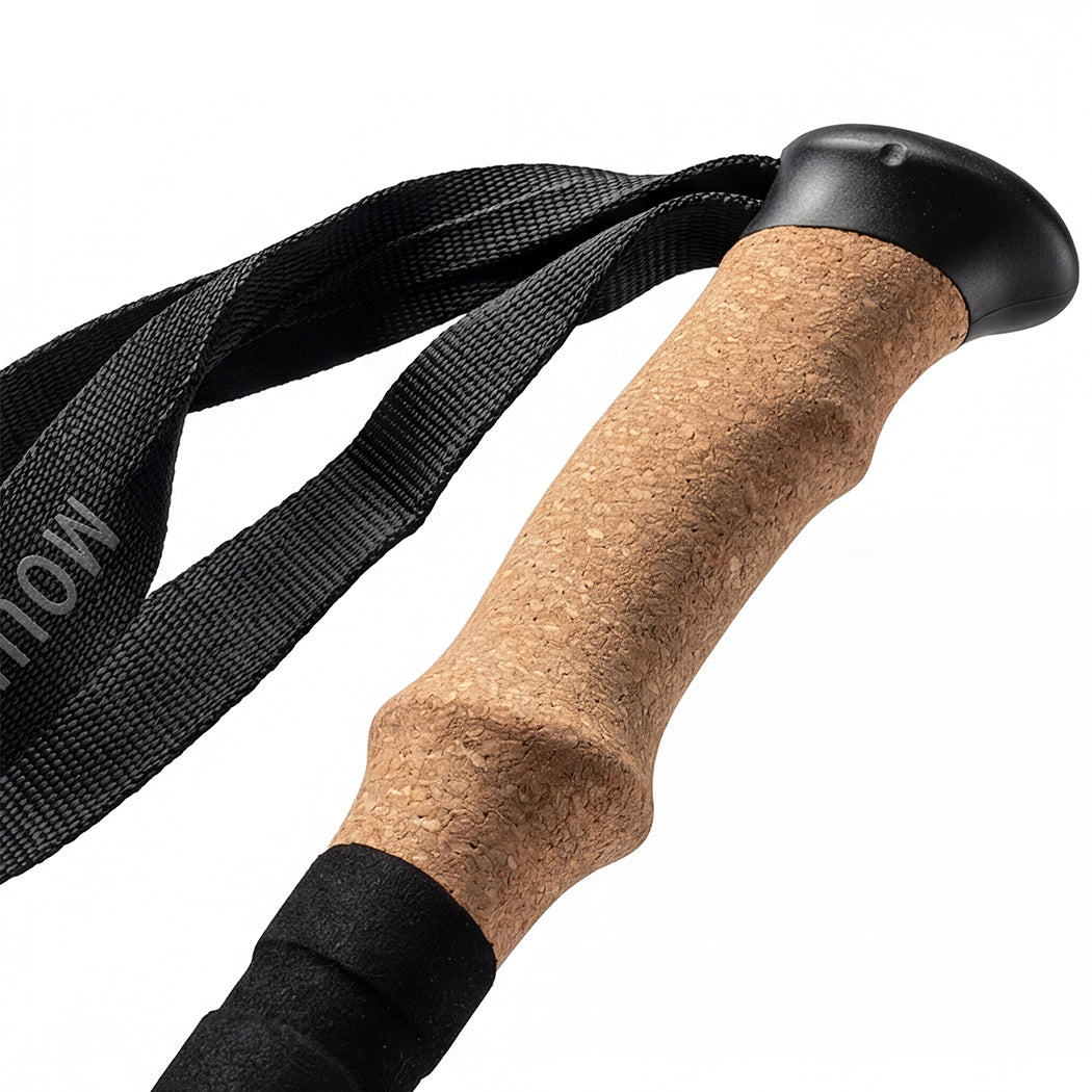Mountview 2 Pcs Hiking Trekking Poles Walking Stick Adjustable Lightweight Grey-2065254309930602499