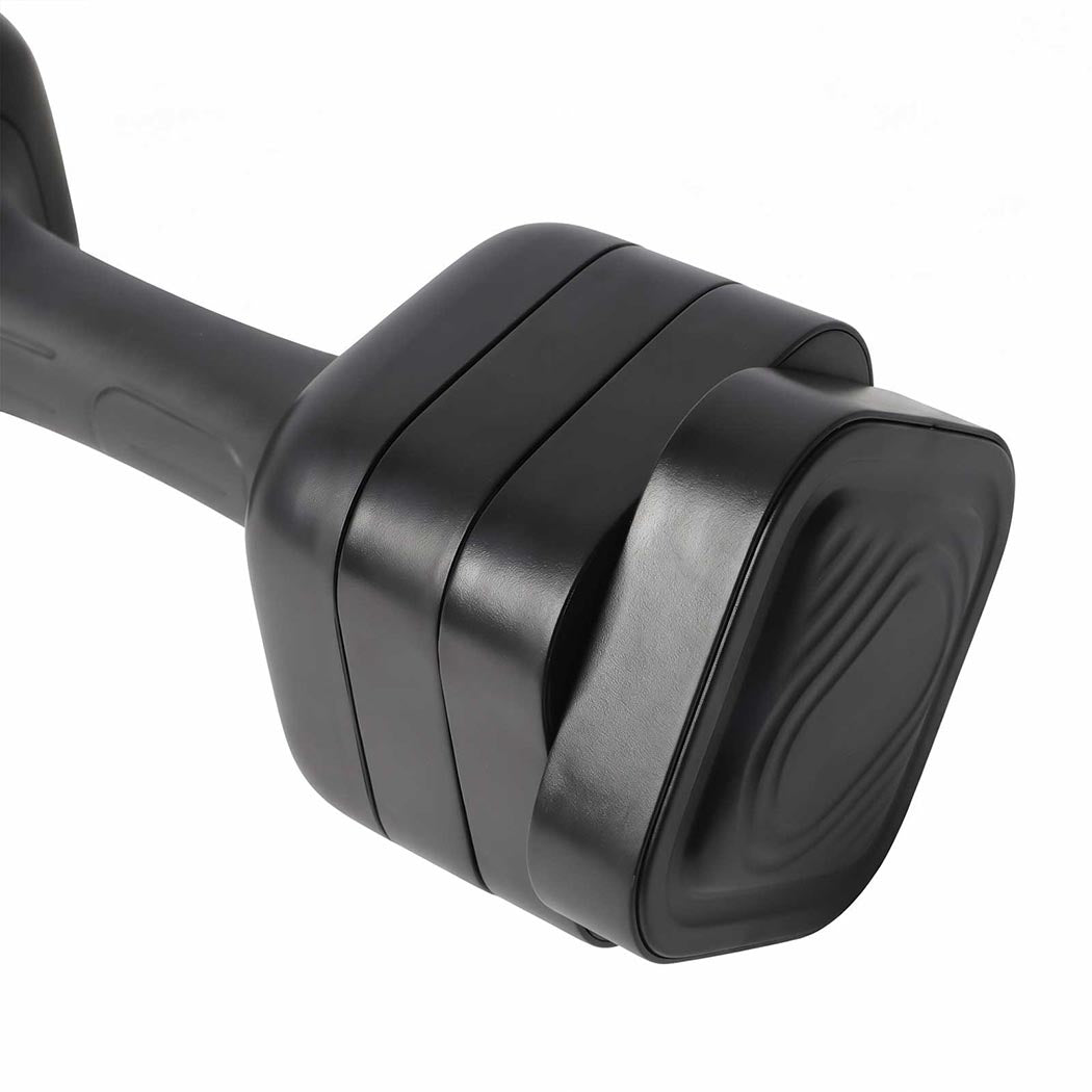 Centra Dumbbell Set Adjustable Dumbbells With TPU Grip For Home Gym Black 2pc-2109799599772995588