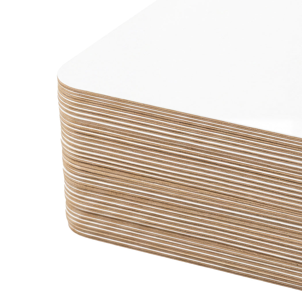 Levede Mini Whiteboard 30 Pack 2 Sided with Pens Erasers Classroom White-2100035036299530244